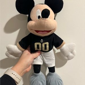 Vintage Disney Mickey Mouse Purdue Football Stuffed Animal Toy